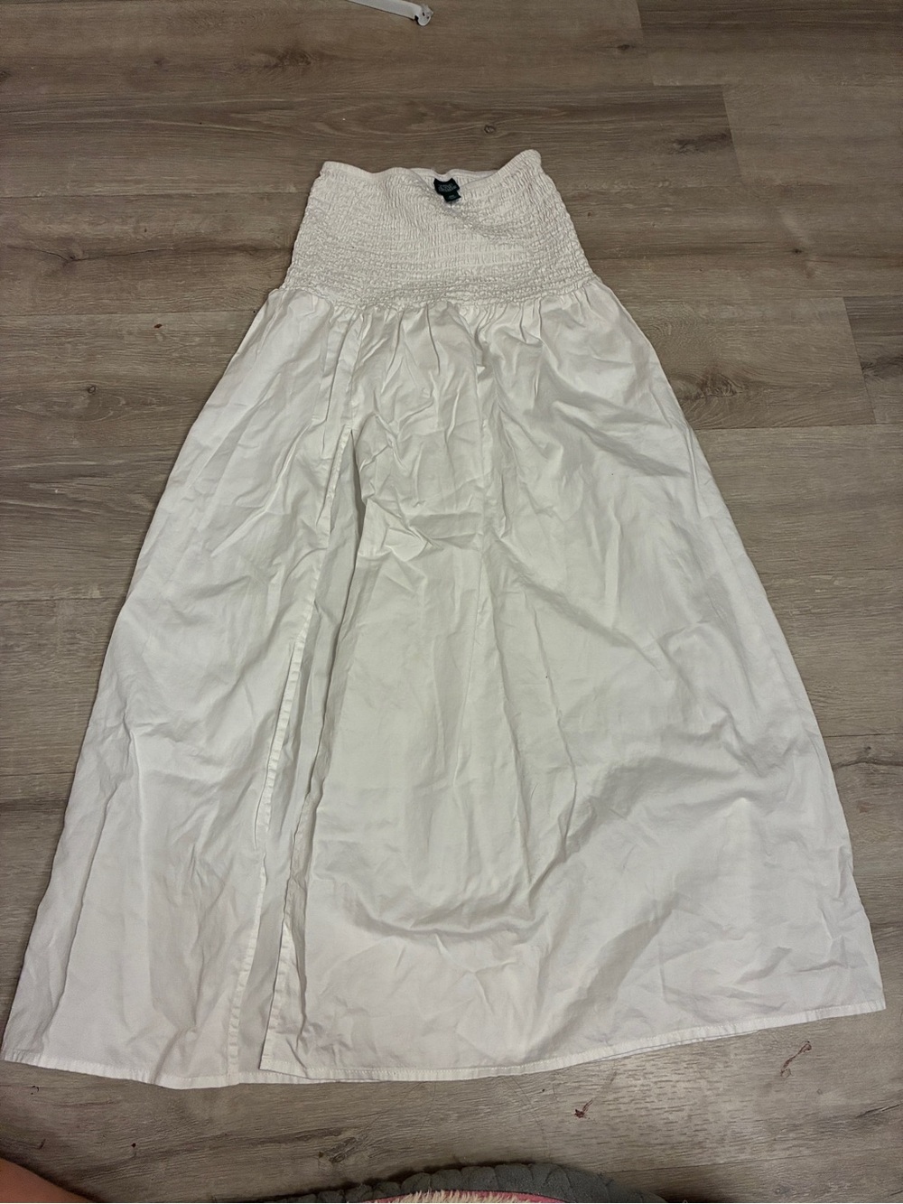 wild fable White Smocked Waist Maxi Skirt